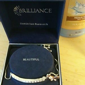 Beautiful braclet with swarvazski crystals